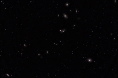Markarian Chain Galaxies